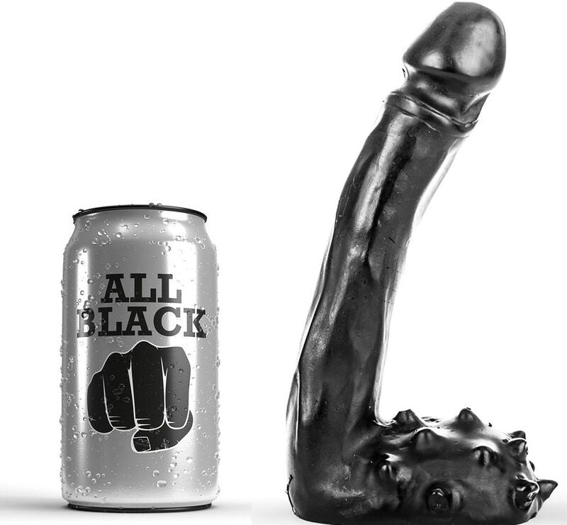 ALL BLACK - REALISTISCHER DILDO 19 CM realistischer Dildo diskret online kaufen