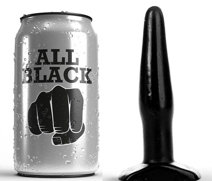 ALL BLACK - STECKER SCHWARZ 11 CM – Erotik-Zubehör Bild 1