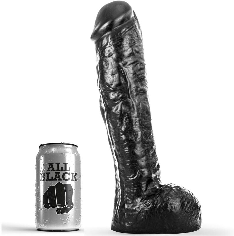 ALL BLACK - DONG 29 CM – Erotik-Zubehör Bild 1