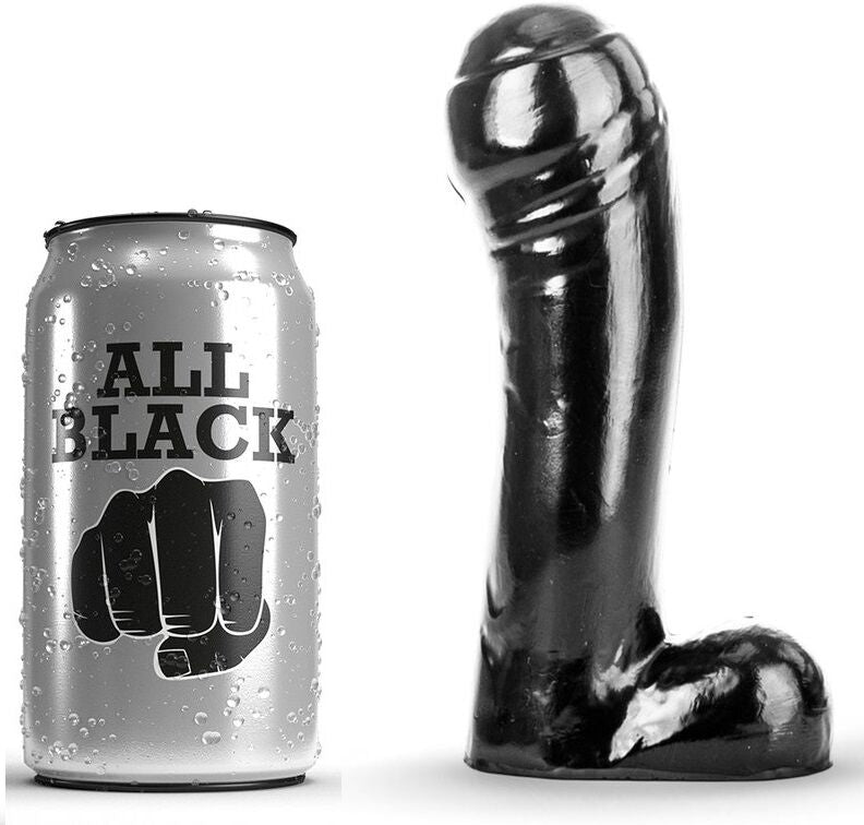 ALL BLACK - DILDO SCHWARZ 15 CM Dildo diskret online kaufen