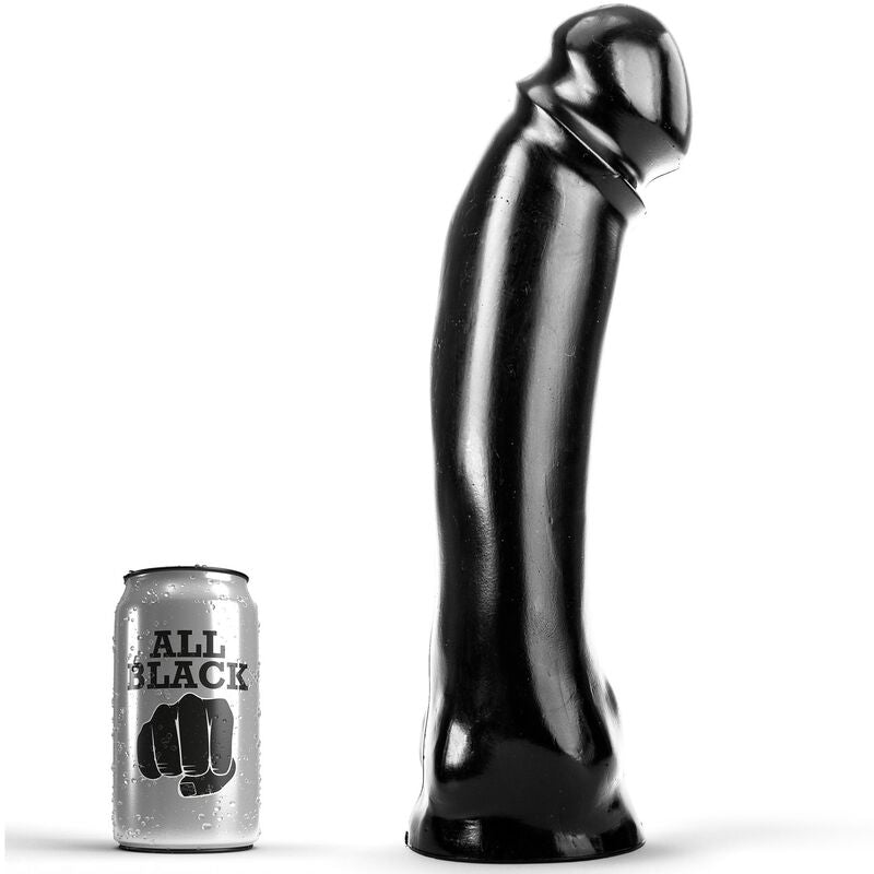 ALL BLACK - DONG 33 CM – Erotik-Zubehör Bild 1