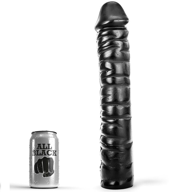 ALL BLACK - DONG 38 CM – Erotik-Zubehör Bild 1