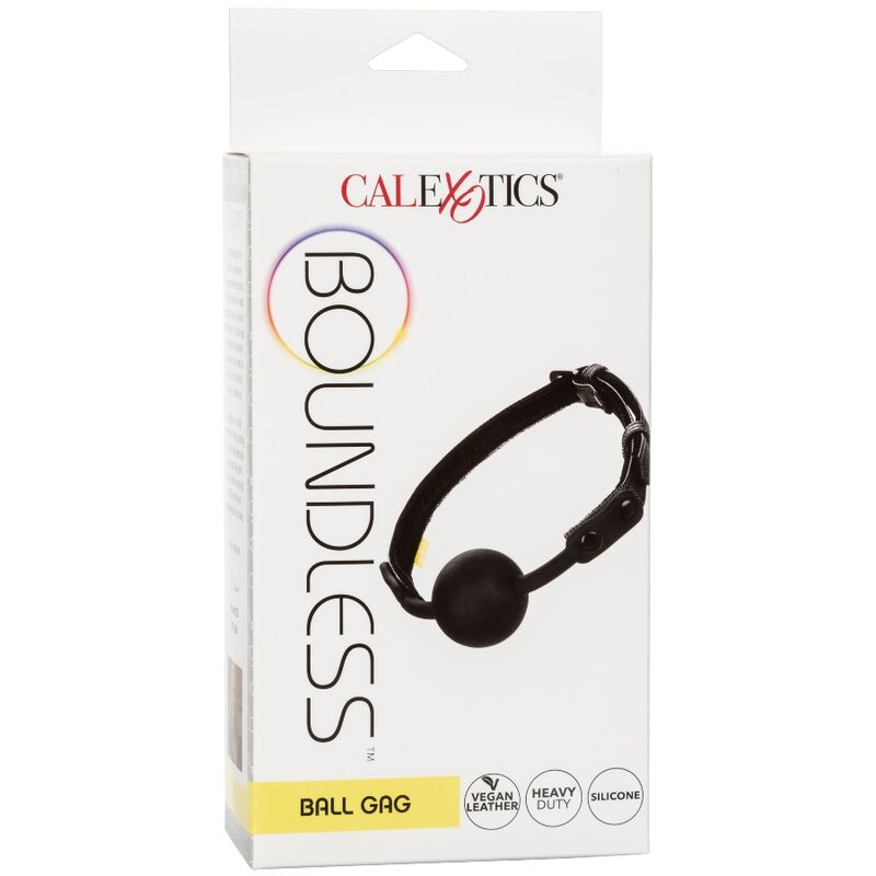 CalExotics Boundless Ballknebel – Verstellbar, Silikon & Veganes Leder, Bodysafe – Ballknebel Bild 11