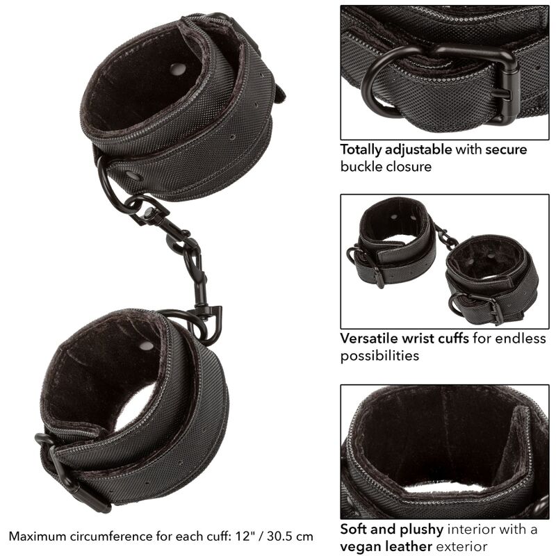 CalExotics Boundless Handgelenkmanschetten – Verstellbar, Veganes Leder, Bodysafe – Dessous Bild 4