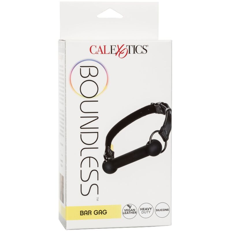 CalExotics Boundless Bar Gag – Verstellbar, Silikon & Veganes Leder, Bodysafe