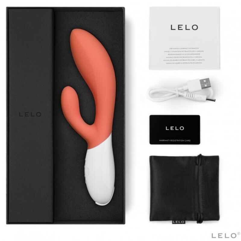 LELO INA 3 Korallenkaninchenvibrator | Luxus & Extra Power für intensive Stimulation und Self-Love
