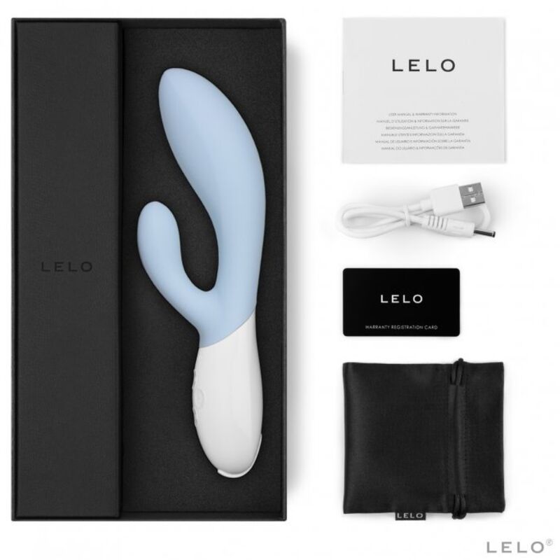 LELO INA 3 Celeste | Luxus Rabbit Vibrator, G-Punkt & Klitoris für intensive Stimulation und Self-Love