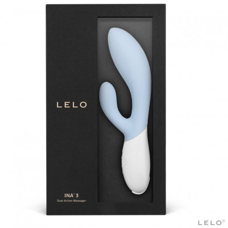 LELO INA 3 Celeste | Luxus Rabbit Vibrator, G-Punkt & Klitoris Produktansicht und Details