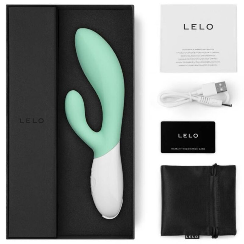 LELO INA 3 Green Rabbit | Luxus-Vibrator, G-Punkt & Klitoris hochwertiges Sextoy bei Secret Pulse