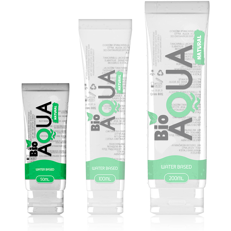 BIOAQUA - SCHMIERMITTEL NATÜRLICHE ZUTATEN AUF WASSERBASIS 50 ML für geschmeidige intime Momente