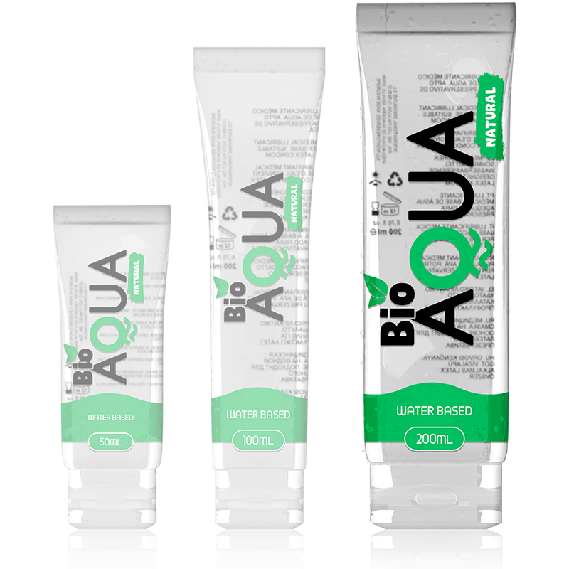 BIOAQUA - SCHMIERMITTEL NATÜRLICHE ZUTATEN AUF WASSERBASIS 200 ML für geschmeidige intime Momente