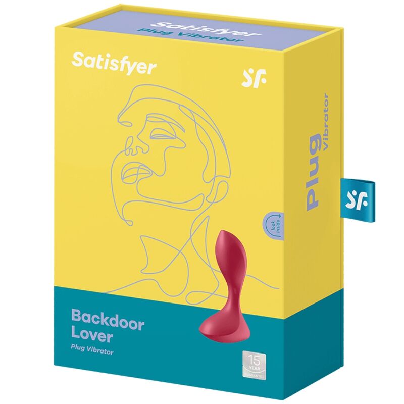SATISFYER - BACKDOOR LOVER ROTER ANAL VIBRATOR STECKER ROT für sinnliche und diskrete Momente