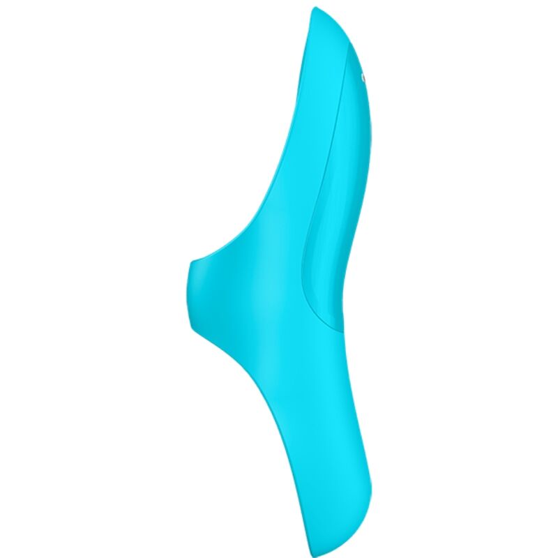 SATISFYER - TEASER FINGERVIBRATOR BLAUES LICHT Produktansicht und Details