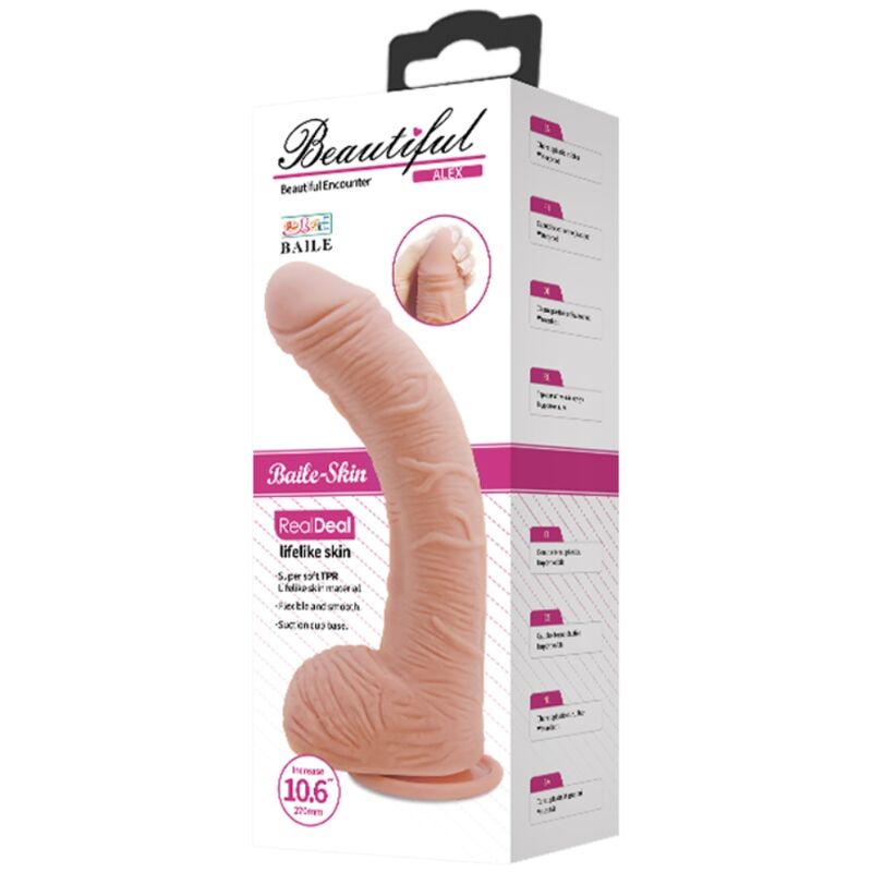 BAILE - ALEX REALISTISCHER HAUTDILDO 27 CM – realistischer Dildo Bild 13
