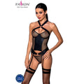 PASSION - AMANDA KORSETT ÖKOLOGISCHES LEDER L/XL – Dessous Bild 1