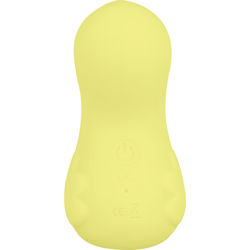 OHMAMA Meine Ente Wiederaufladbar Gelb – Wellen-Klitoris-Stimulator, 10 Muster | Secret Pulse Klitorisstimulator Produktansicht und Details