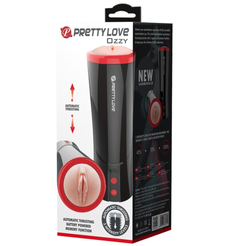 PRETTY LOVE - OZZY MULTIFUNKTIONS-MASTURBATOR hochwertiges Intimtoy