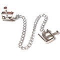 OHMAMA FETISH - METALLSCHRAUBENKLEMMEN MIT KETTE – BDSM-Zubehör Bild 1