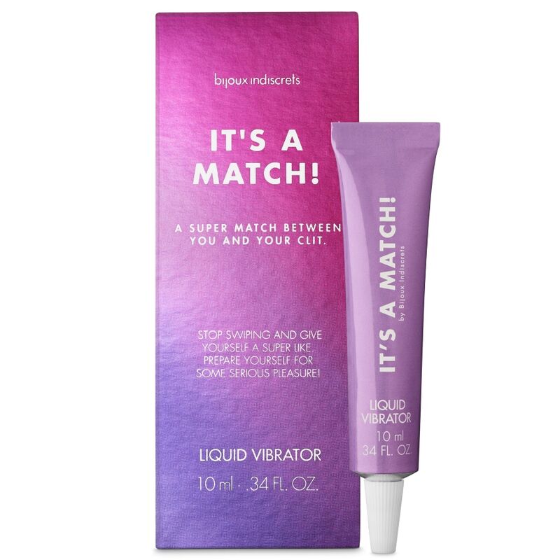 Bijoux Its a Match 10 ml – Flüssiger Klitoris-Vibrator mit Wärmeeffekt Klitorisstimulator diskret online kaufen