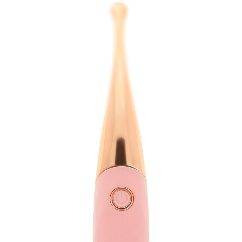 OHMAMA - WIEDERAUFLADBARER KLITORISTIMULATOR 36 ROSA-ROSA-GOLD-MODI Produktansicht und Details
