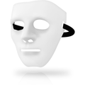 OHMAMA - MASKEN, WEISSE MASKE, EINE GRÖSSE BDSM-Zubehör diskret online kaufen