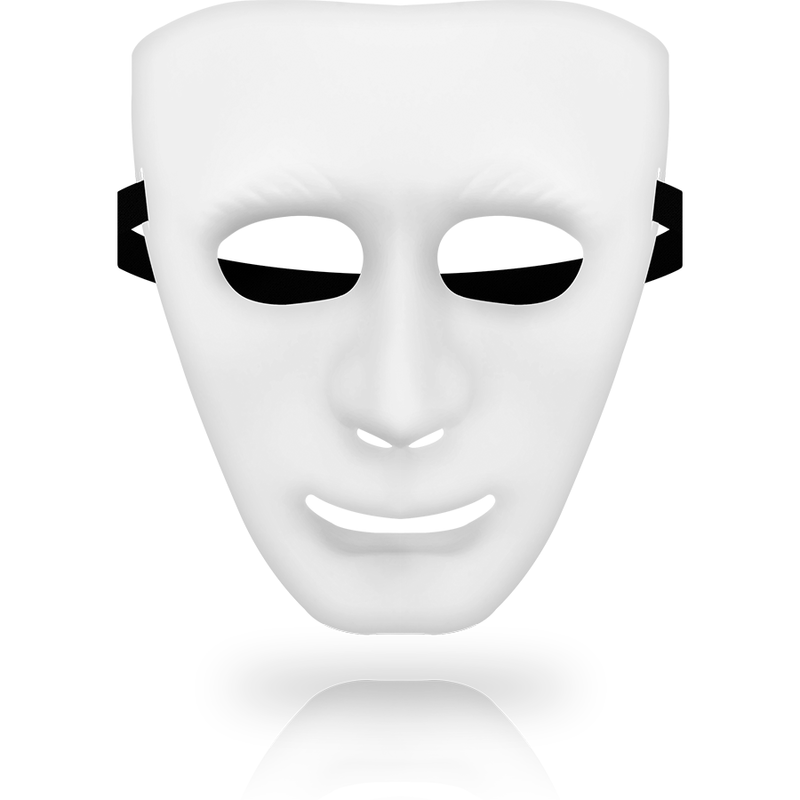 OHMAMA - MASKEN, WEISSE MASKE, EINE GRÖSSE Produktansicht und Details