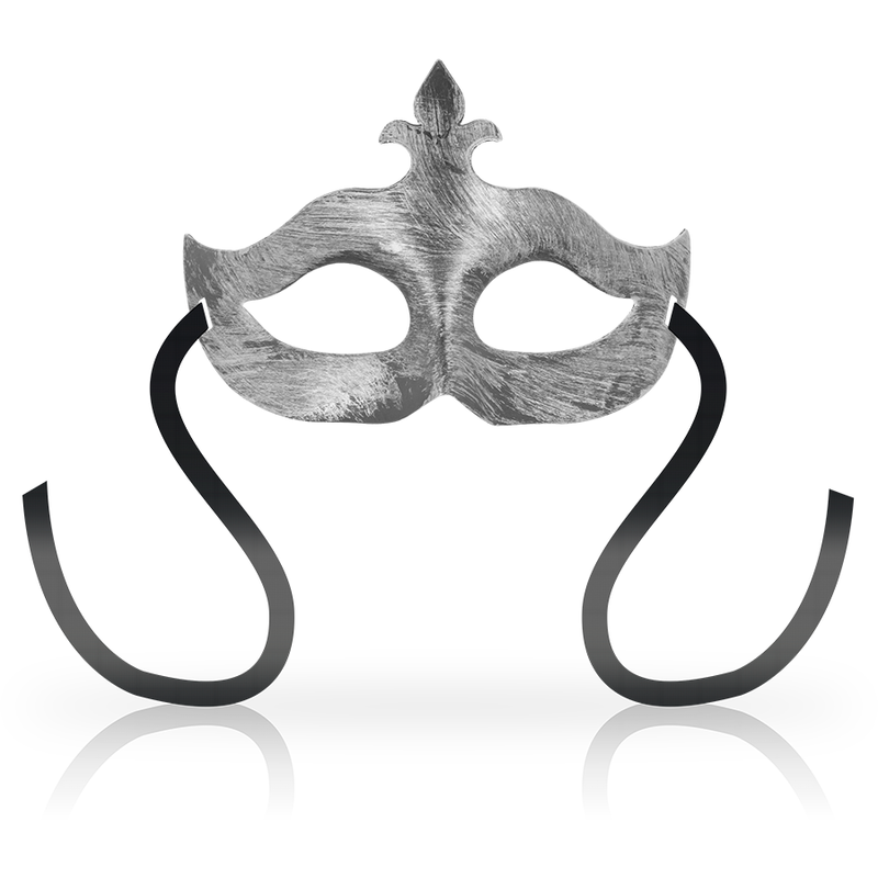 KINK Flower de Lis Silber Maske – Venezianischer Stil, Einheitsgröße | Mysterium & Sexy Look BDSM-Zubehör diskret online kaufen
