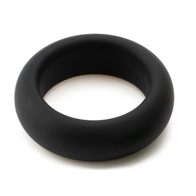 JE JOUE - MAXIMALER STRETCH-COCKRING AUS SILIKON - SCHWARZ Produktansicht und Details