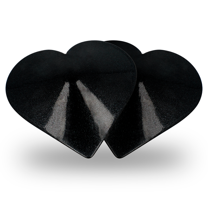 Coquette Chic Desire Nippelabdeckungen Schwarze Herzen – Wiederverwendbar – Brust-Accessoire Bild 4
