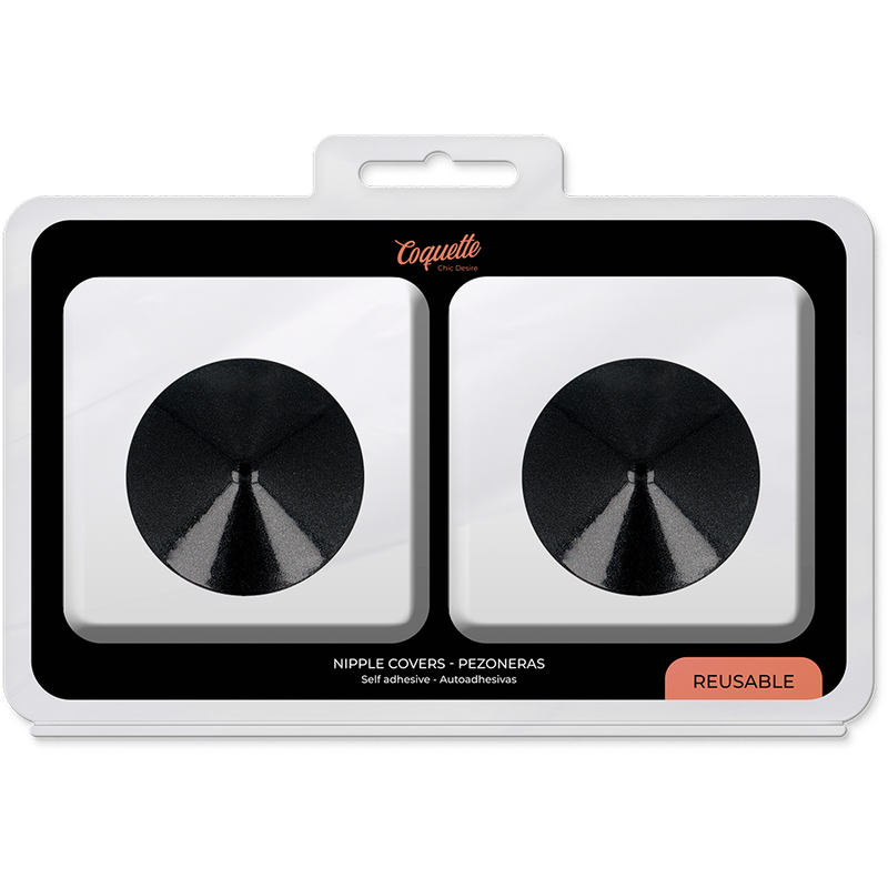 Coquette Chic Desire Nippelabdeckungen Schwarz – Kreis Design & Sexy Look