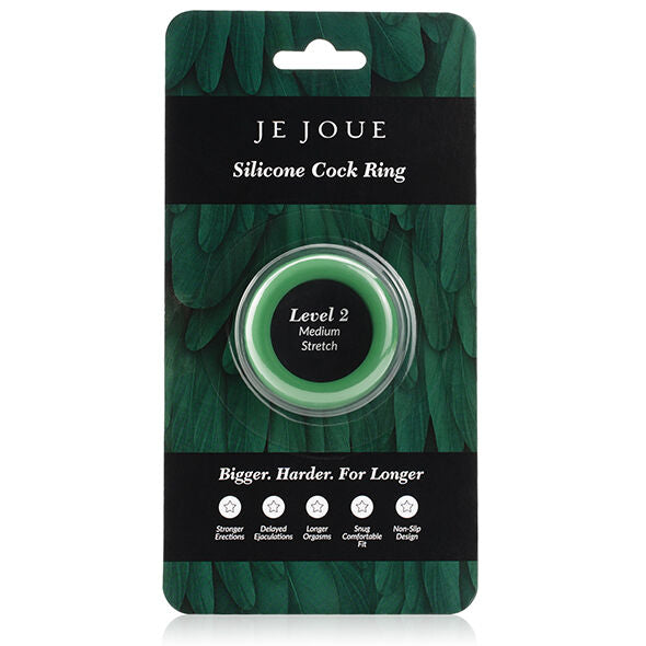 JE JOUE - GRÜNER SILIKONRING - MITTLERE CHOKE – Erotik-Zubehör Bild 4