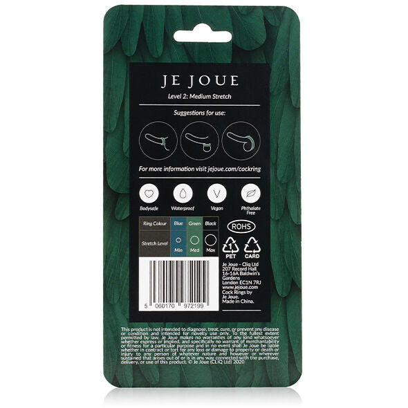 JE JOUE - GRÜNER SILIKONRING - MITTLERE CHOKE – Erotik-Zubehör Bild 6