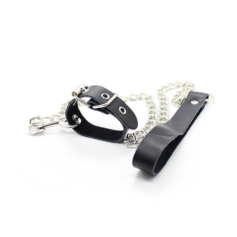 OHMAMA FETISH Penis-Halskette & Lederarmband – Verstellbar, Metallkette | Secret Pulse – BDSM-Zubehör Bild 6
