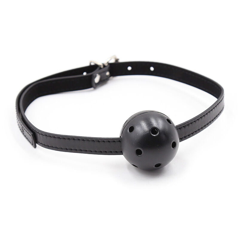 OHMAMA FETISH - KNEBEL MIT BALL UND ÖFFNUNGEN bei Secret Pulse im Erotikshop