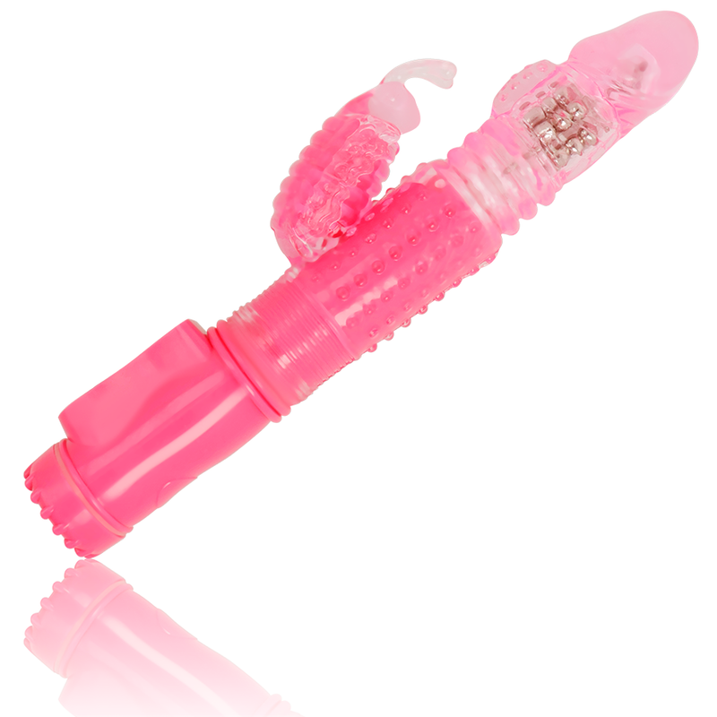 OHMAMA - ROTIERENDER VIBRATOR MIT KANINCHEN hochwertiges Sextoy bei Secret Pulse