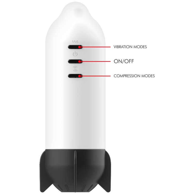 JAMYJOB - ROCKET MASTURBATOR SOFT COMPRESSION TECH UND VIBRATION – automatischer Masturbator Bild 17