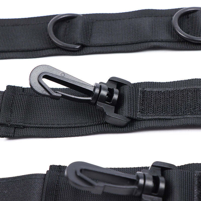 OHMAMA FETISH - HANDSCHELLEN UND KRAGEN AUS NYLON – Bondage-Fessel Bild 8