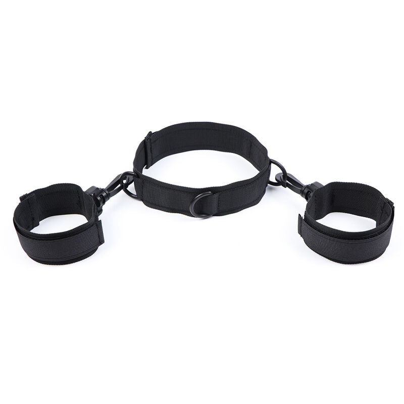 OHMAMA FETISH - HANDSCHELLEN UND KRAGEN AUS NYLON – Bondage-Fessel Bild 20