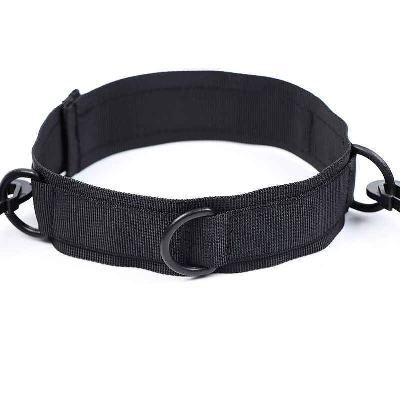 OHMAMA FETISH - HANDSCHELLEN UND KRAGEN AUS NYLON – Bondage-Fessel Bild 26