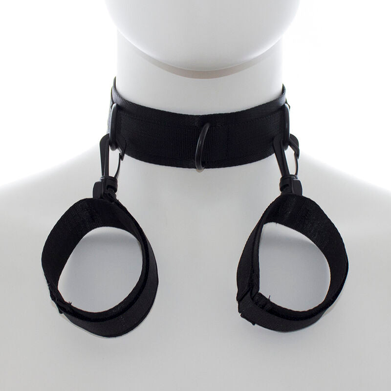 OHMAMA FETISH - HANDSCHELLEN UND KRAGEN AUS NYLON – Bondage-Fessel Bild 34