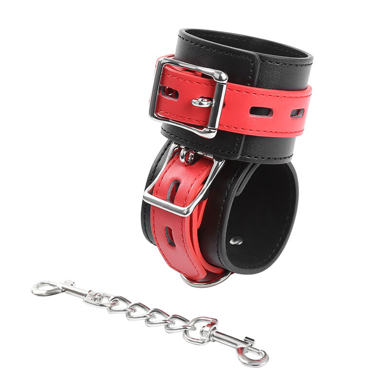 OHMAMA FETISH - HANDGELENKFESTSCHLGE MIT SCHLOSSSCHNALLE – BDSM-Zubehör Bild 12