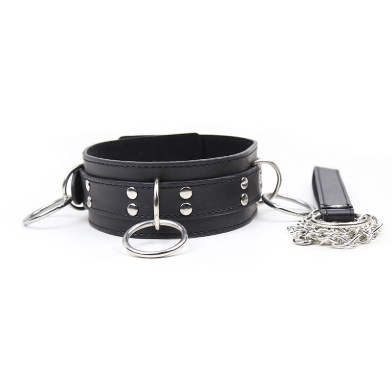 OHMAMA FETISH - SUBMISSION-HALSKETTE MIT 3 RINGEN – BDSM-Zubehör Bild 5