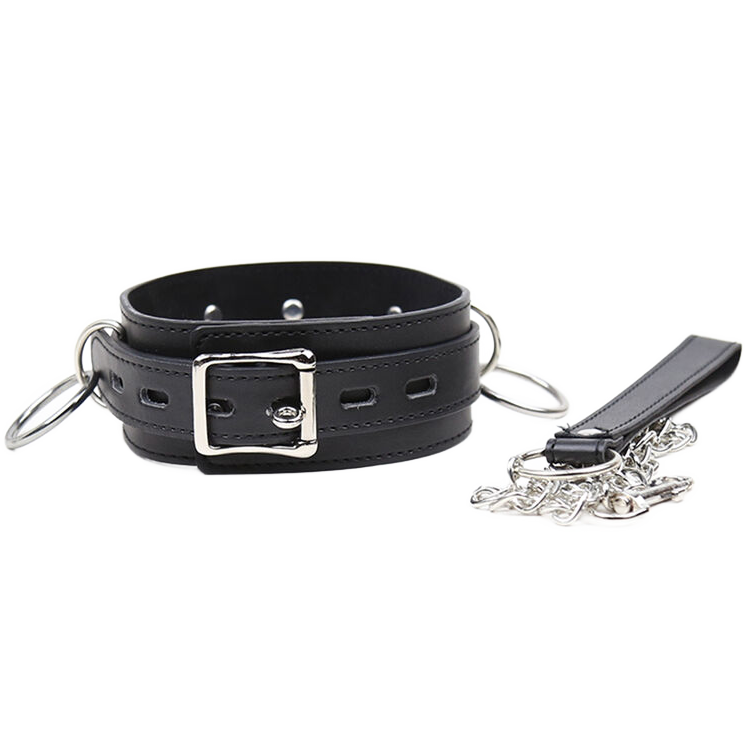 OHMAMA FETISH - SUBMISSION-HALSKETTE MIT 3 RINGEN – BDSM-Zubehör Bild 2
