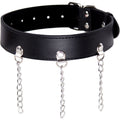 OHMAMA FETISH Halskette mit Ringen – Verstellbar, Metallkette & Kunstleder | Secret Pulse – BDSM-Zubehör Bild 1