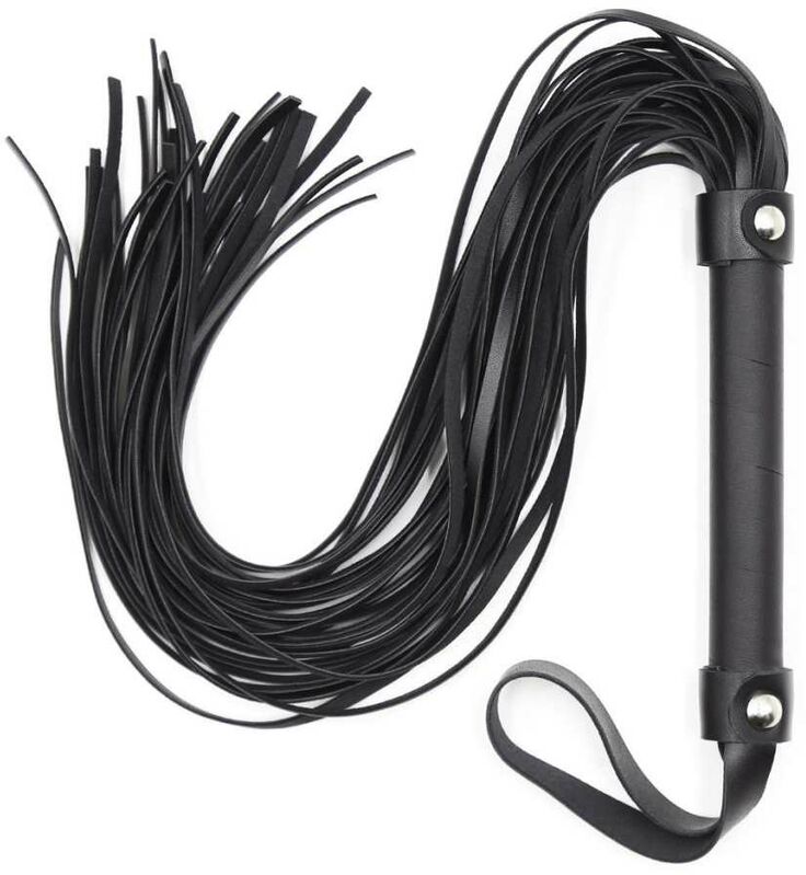 OhMama Fetish Silberne Armbänder mit Peitsche 64 cm – BDSM & Bondage | Secret Pulse – Bondage-Fessel Bild 2