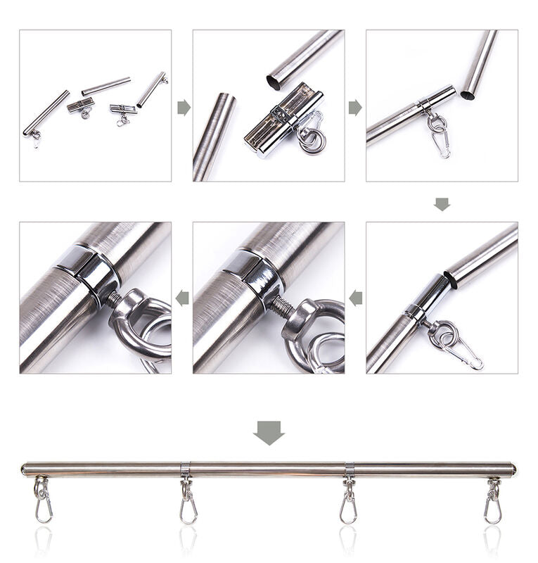 OHMAMA FETISH - FÜHRUNGSSTANGE 4 HAKEN – BDSM-Zubehör Bild 2