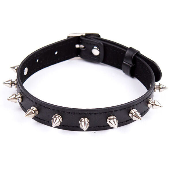 OHMAMA Fetish Spike Kragen – Punk Accessoire & Fetisch Halsband | Secret Pulse Produktansicht und Details