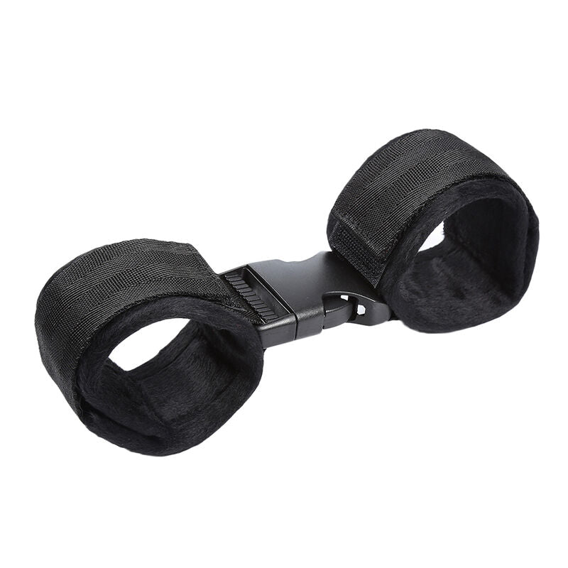 OHMAMA FETISH - HANDGELENKFesselN AUS NYLON MIT HAKEN- UND SCHLEIFENVERSCHLUSS Bondage-Fessel diskret online kaufen