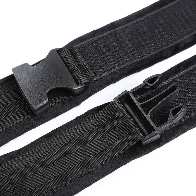 OHMAMA FETISH - HANDGELENKFesselN AUS NYLON MIT HAKEN- UND SCHLEIFENVERSCHLUSS für sinnliche und diskrete Momente