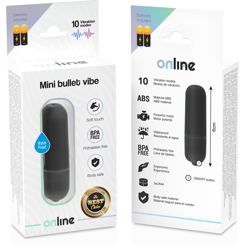 ONLINE - SCHWARZE MINI-VIBRATIONSKUGEL – Erotik-Zubehör Bild 7